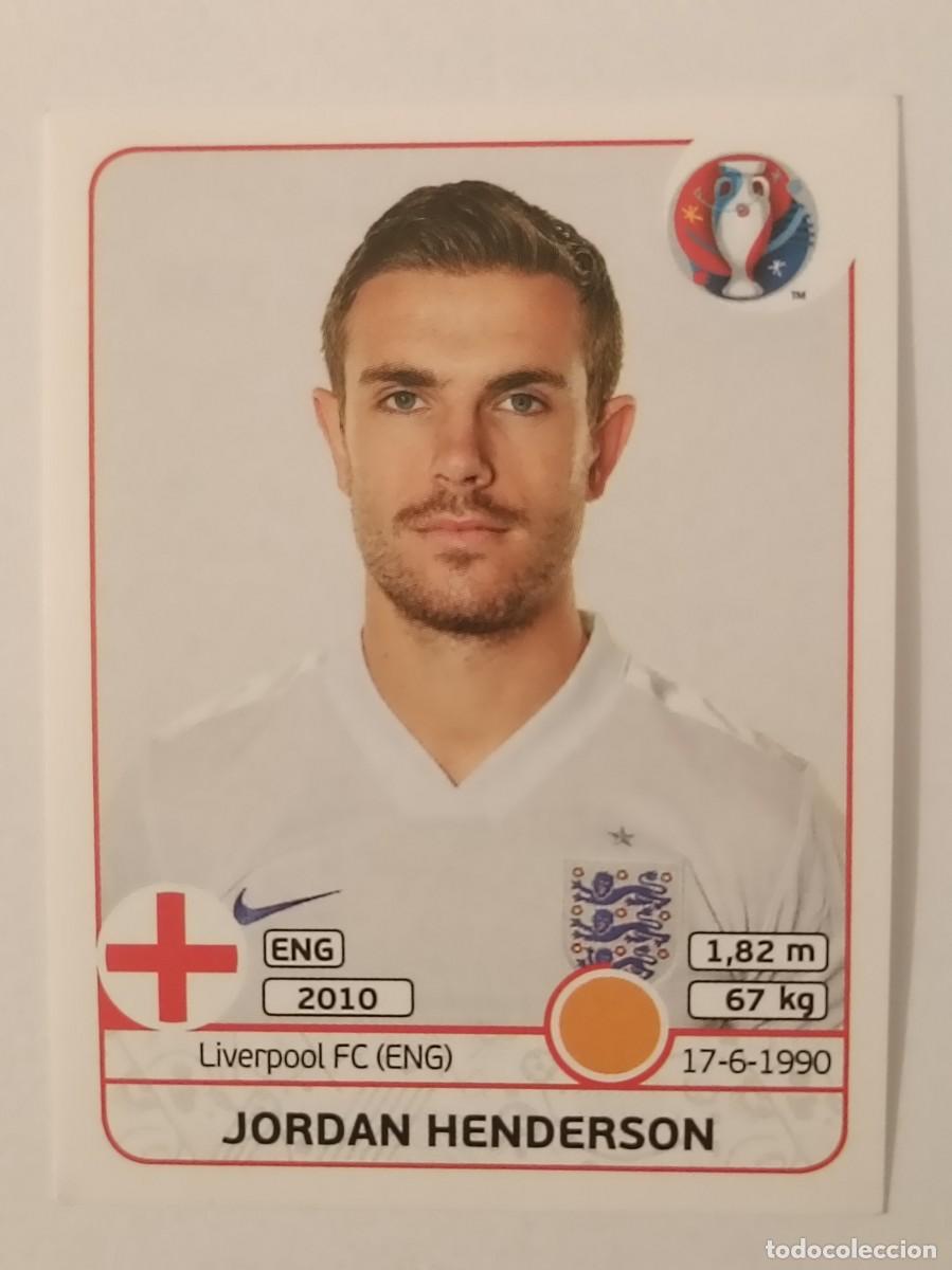 Figurine di Calcio: #138 JORDAN HENDERSON (INGLATERRA) EURO FRANCIA 2016 PANINI
