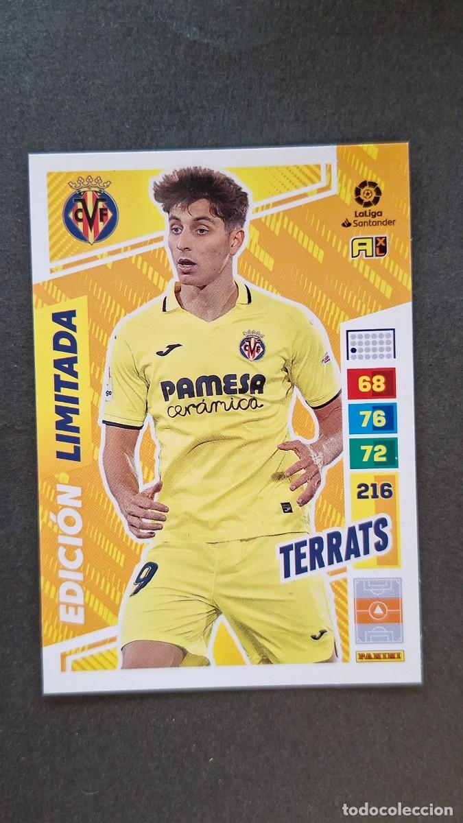 Cromos de F&uacute;tbol: L1 TERRATS VILLARREAL C. F. EDICION LIMITADA ADRENALYN XL LIGA 2022/2023 22 23 PANINI