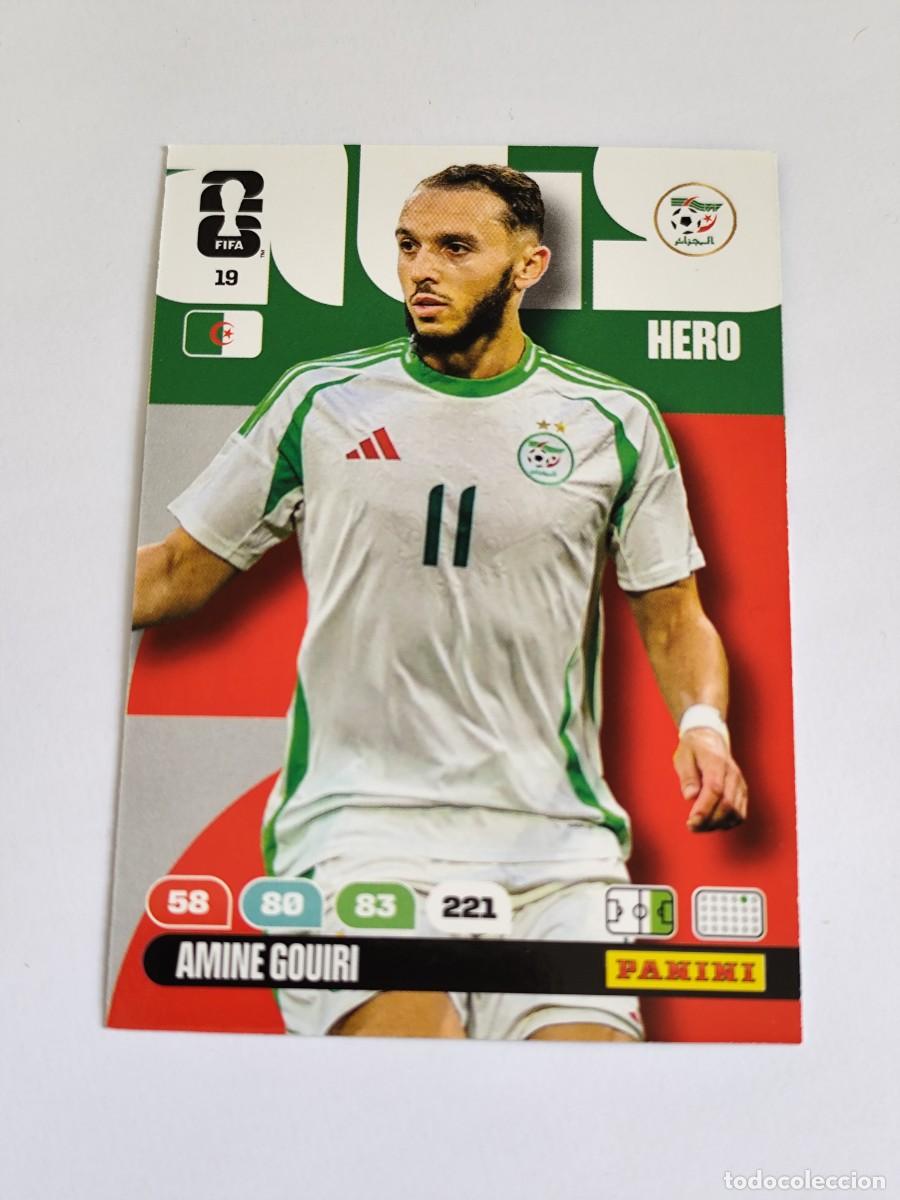 Cromos de Futebol: FIFA WORLD CUP 2026 PANINI ADRENALYN XL 19 AMINE GOUIRI - HERO IRAN