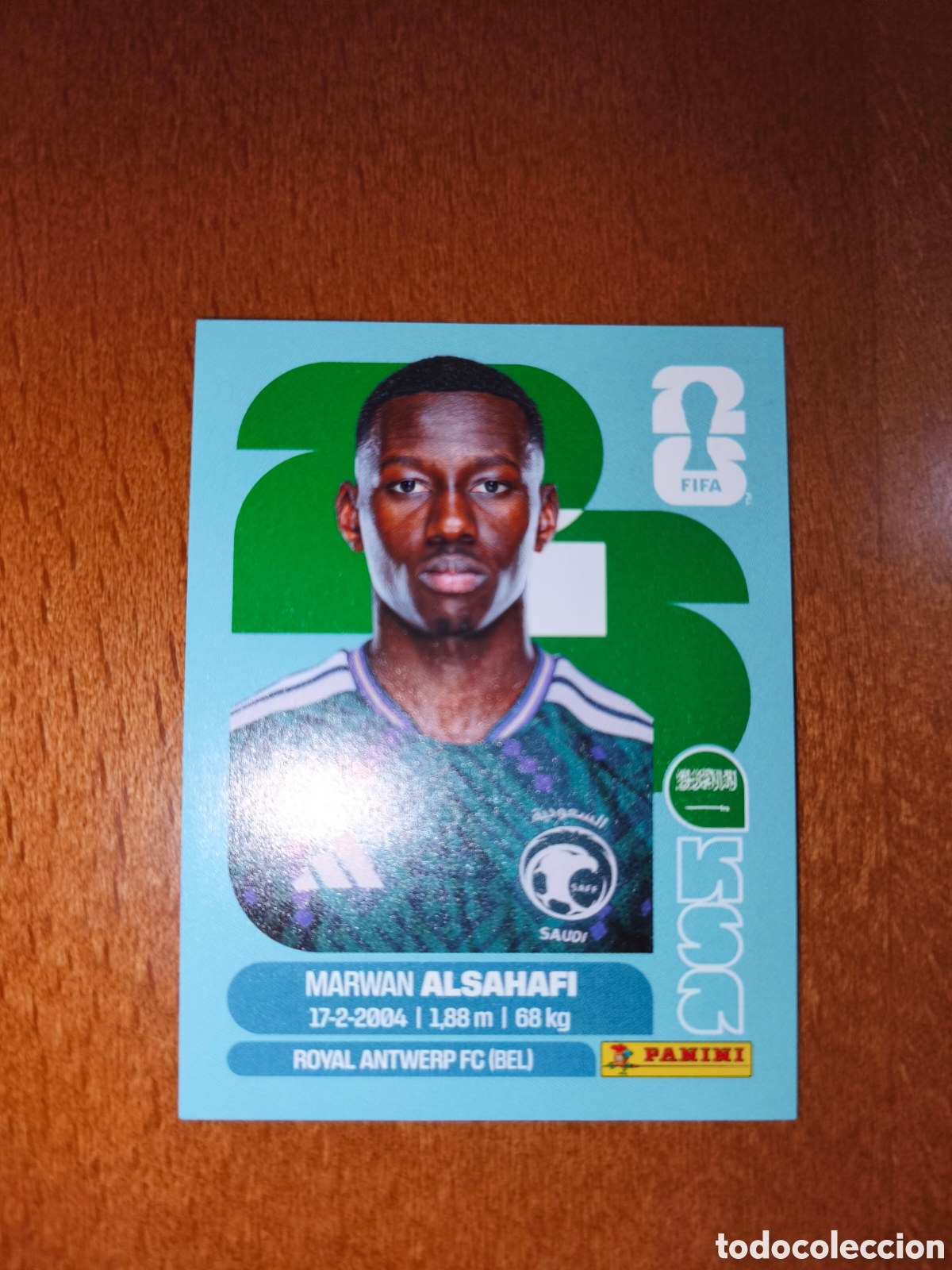 Cromos de F&uacute;tbol: KSA15 Marwan Alsahafi Fifa World Cup 2026 Arabia Saud&iacute;