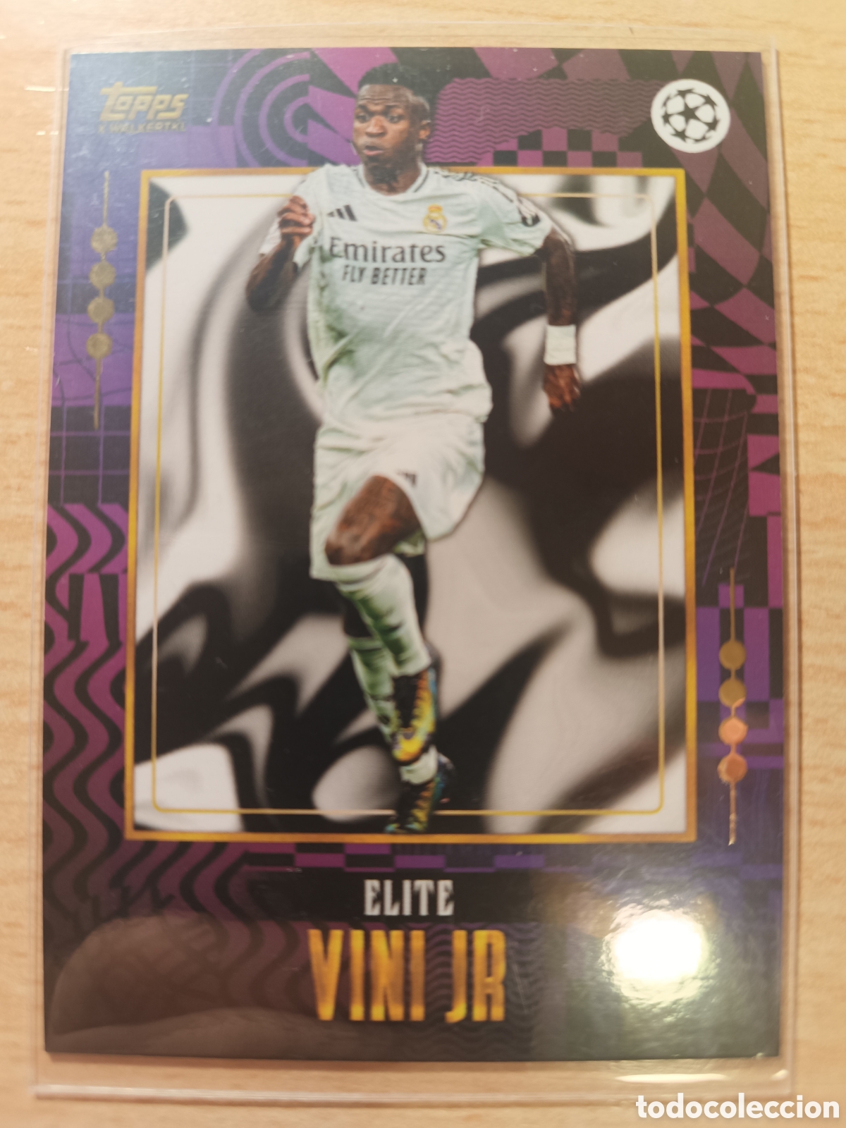 Cromos de F&uacute;tbol: VINICIUS VINI JR REAL MADRID ELITE TOPPS GOLD 2024 2025 24 25
