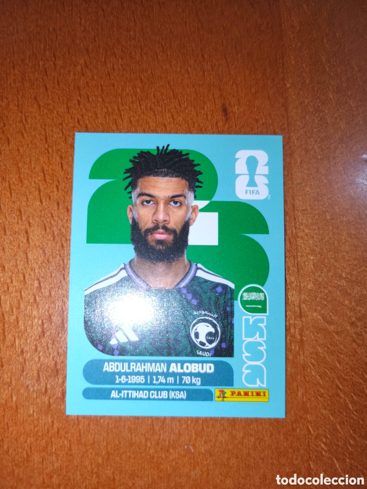 Cromos de F&uacute;tbol: KSA17 Abdulrahman Alobud Fifa World Cup 2026 Arabia Saud&iacute;