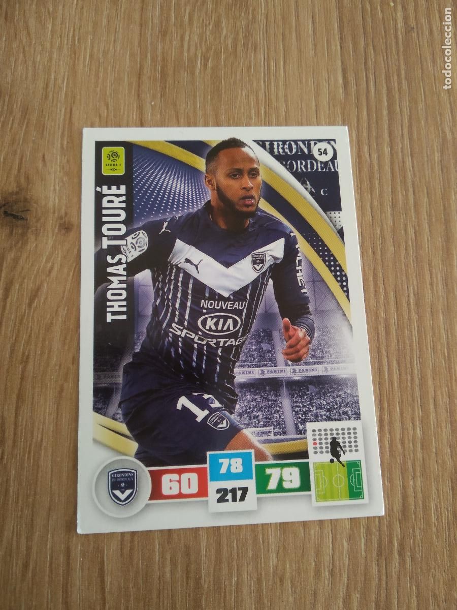 Cromos de F&uacute;tbol: 54 THOMAS TOURE GIRONDINS CROMO FUTBOL PANINI LIGA FRANCIA 2016-2017 FOOT LIGUE 1 ADRENALYN 16-17