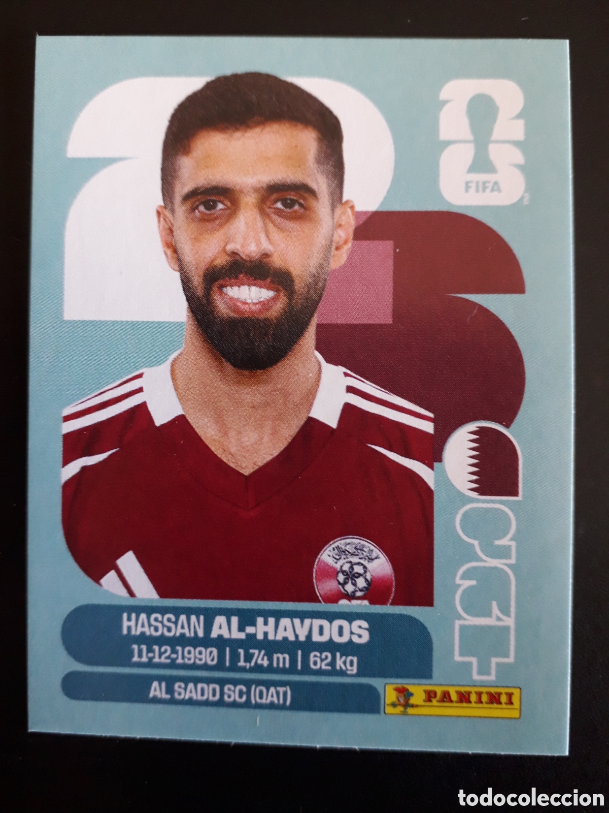 Cromos de F&uacute;tbol: AL HAYDOS QATAR QAT 16 MUNDIAL F&Uacute;TBOL 2026 FIFA WORLD CUP PANINI SIN PEGAR PEDIDO M&Iacute;NIMO 3&euro;