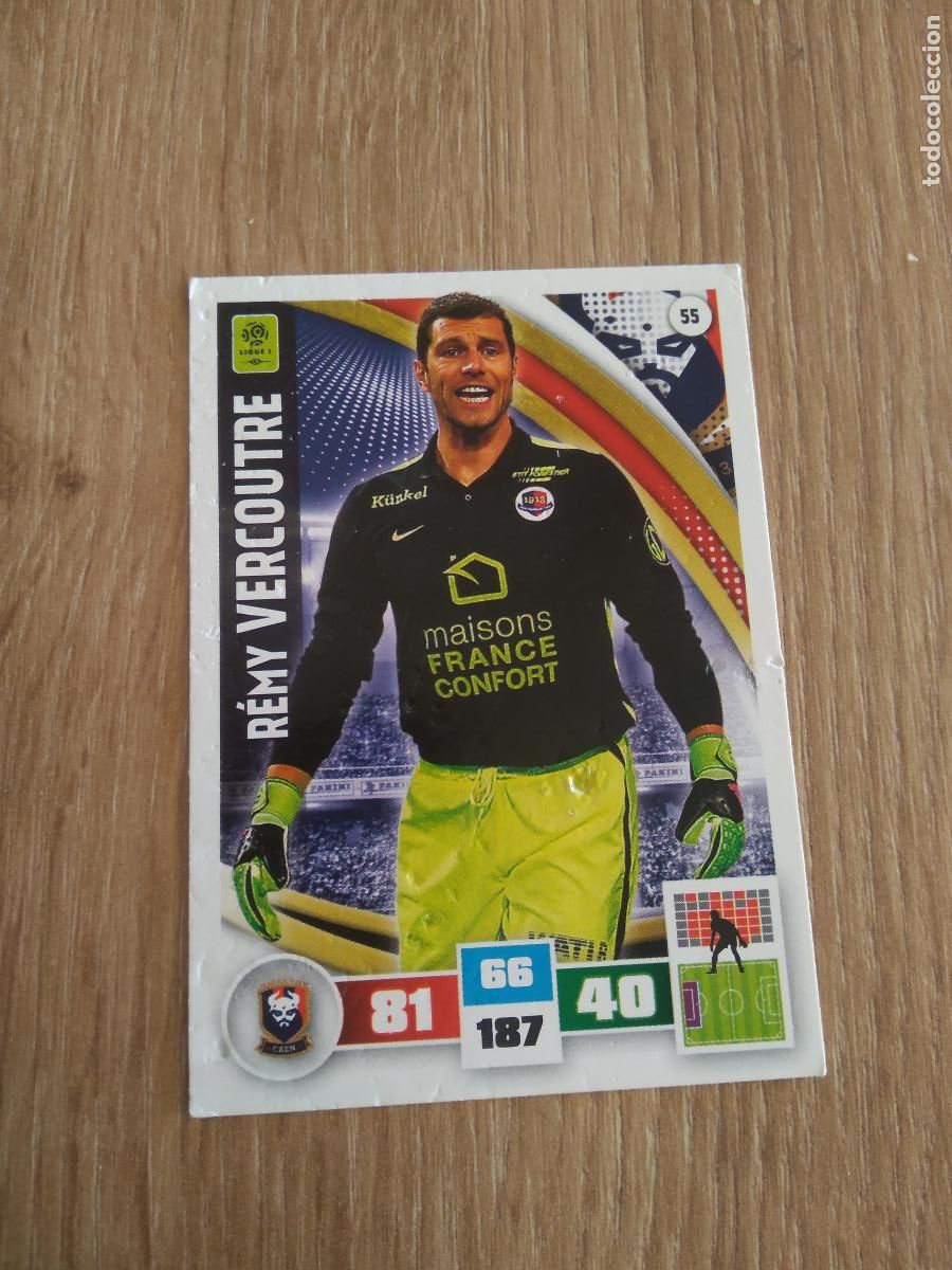 Cromos de F&uacute;tbol: 55 REMY VERCOUTE CAEN CROMO FUTBOL PANINI LIGA FRANCIA 2016-2017 FOOT LIGUE 1 ADRENALYN 16-17