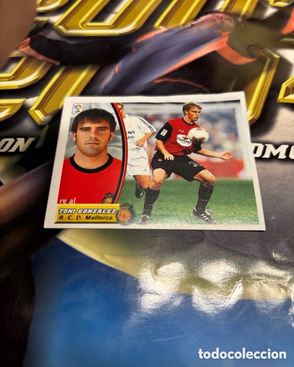 Cartes &agrave; collectionner de Football: TONI GONZ&Aacute;LEZ COLOCA MALLORCA 03 04 LIGA ESTE VENTANILLA CONSERVA LA TRASERA 2003 2004