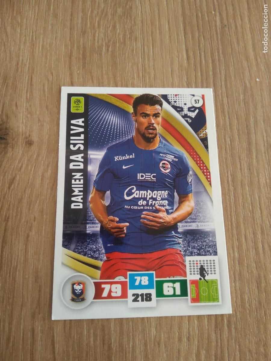 Cromos de F&uacute;tbol: 57 DAMIEN DA SILVA CAEN CROMO FUTBOL PANINI LIGA FRANCIA 2016-2017 FOOT LIGUE 1 ADRENALYN 16-17