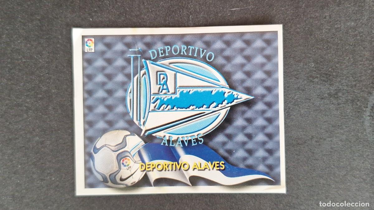 Cromos de F&uacute;tbol: L5 ESCUDO DEPORTIVO ALAVES LIGA ESTE 2000 2001 00 01 NUNCA PEGADO SIN PEGAR