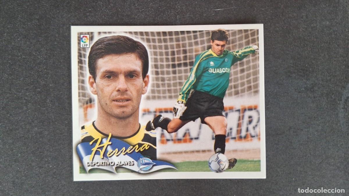 Cromos de F&uacute;tbol: L5 HERRERA DEPORTIVO ALAVES LIGA ESTE 2000 2001 00 01 NUNCA PEGADO SIN PEGAR