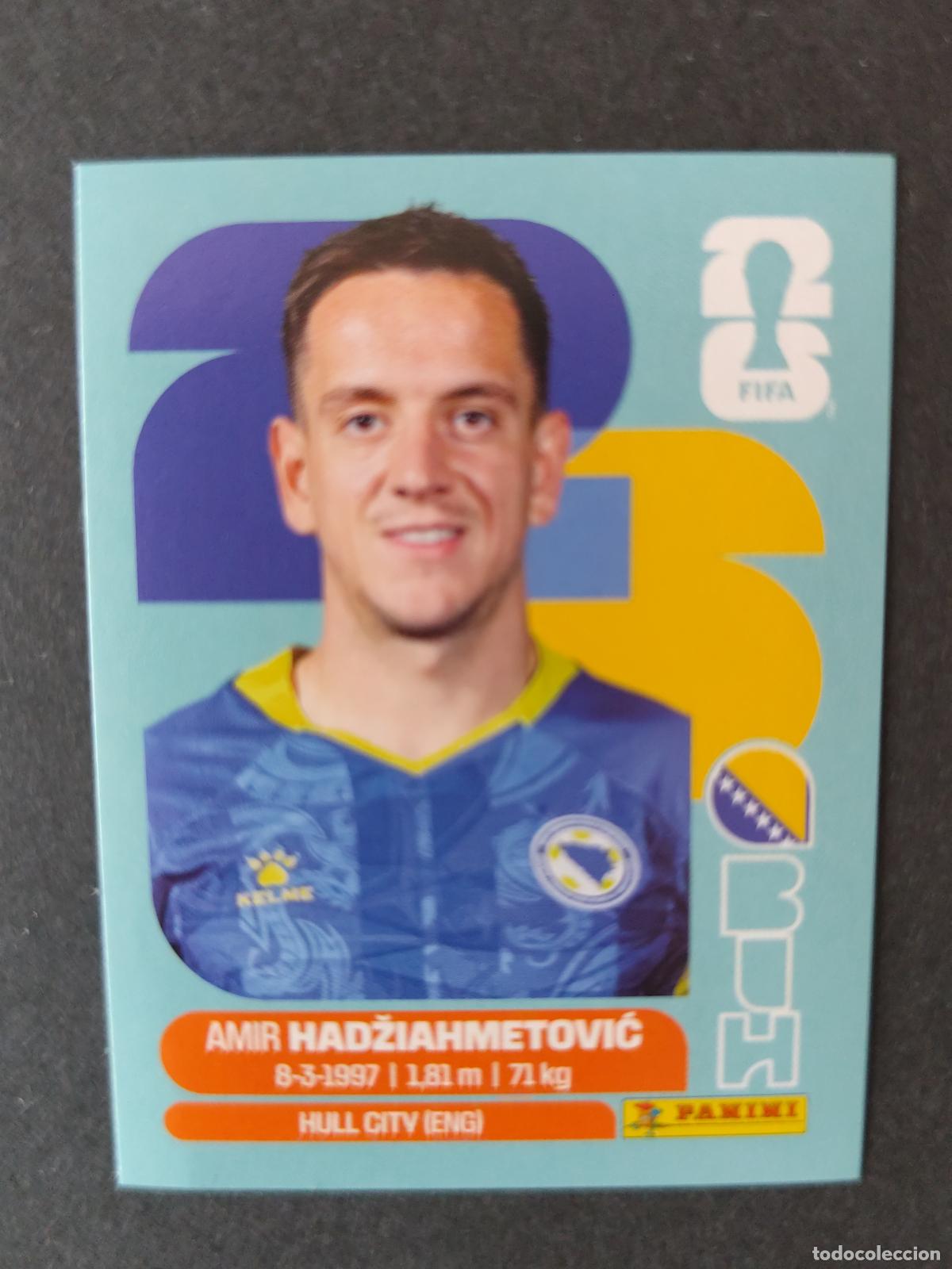 Cromos de F&uacute;tbol: BIH8 AMIR HADŽIAHMETOVIĆ 8 BOSNIA HERZEGOVINA MUNDIAL FIFA WORLD CUP 2026 STICKER PANINI SIN PEGAR