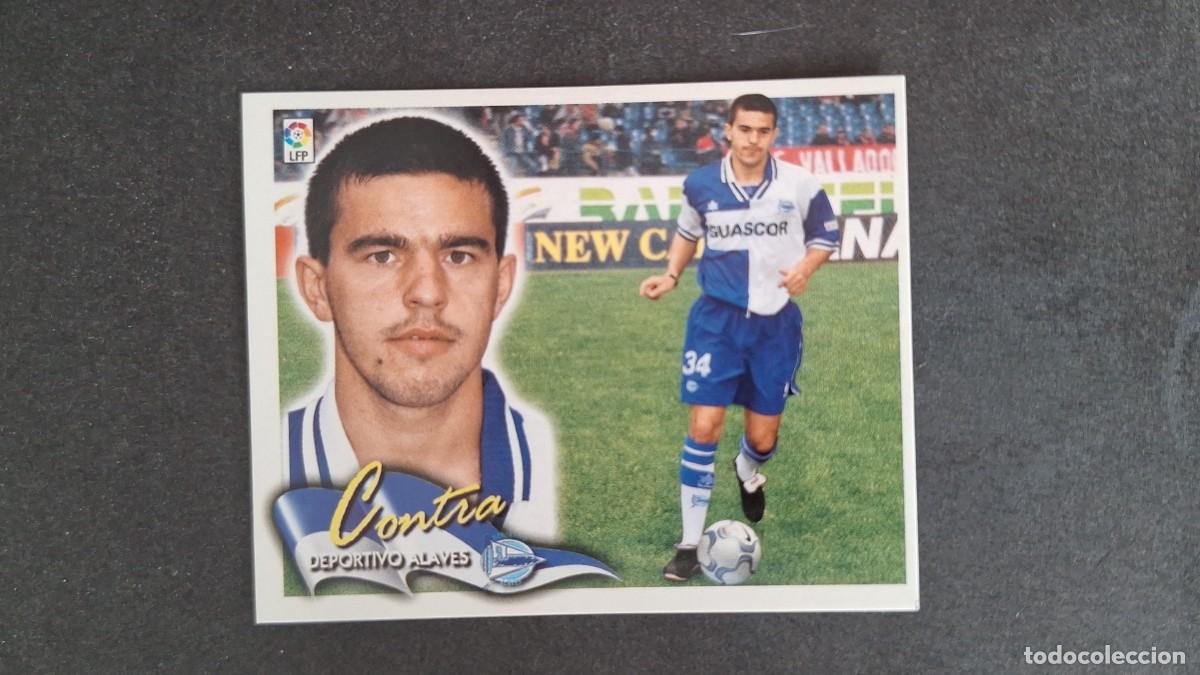 Cromos de F&uacute;tbol: L5 CONTRA DEPORTIVO ALAVES LIGA ESTE 2000 2001 00 01 NUNCA PEGADO SIN PEGAR