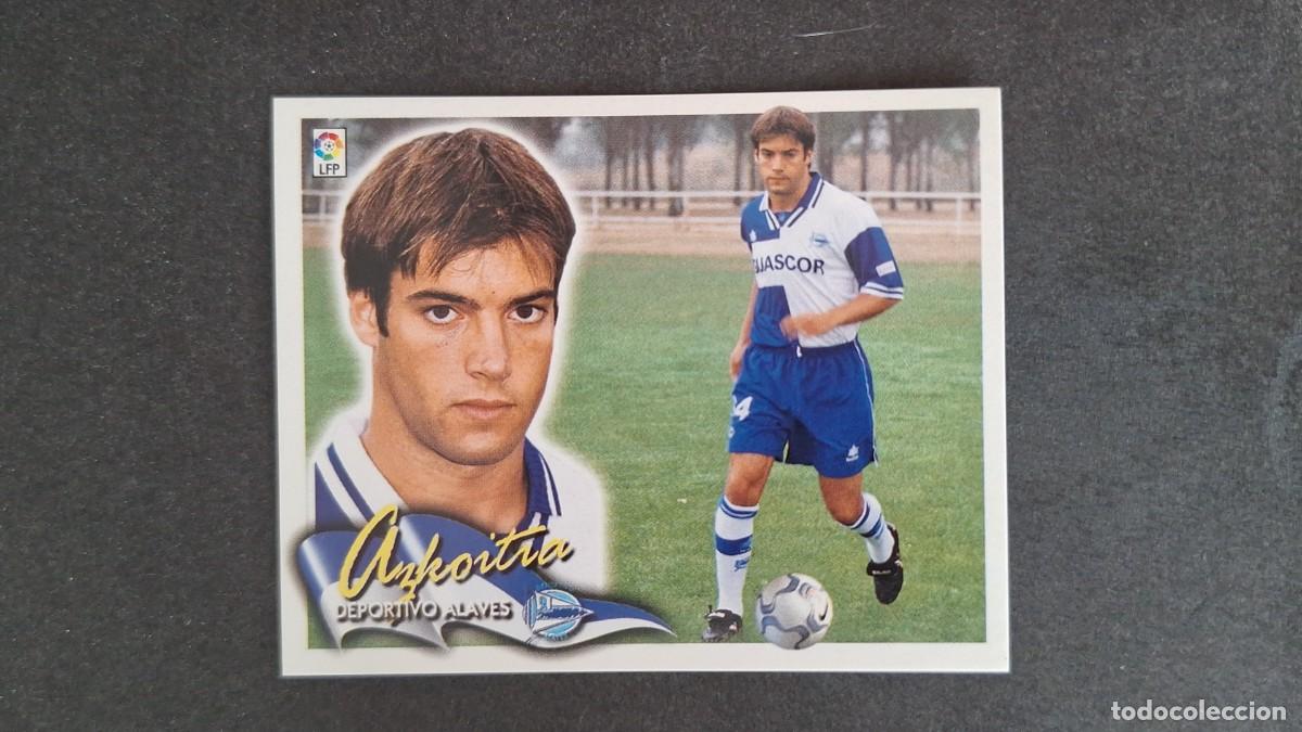 Cromos de F&uacute;tbol: L5 AZKOITIA DEPORTIVO ALAVES LIGA ESTE 2000 2001 00 01 NUNCA PEGADO SIN PEGAR