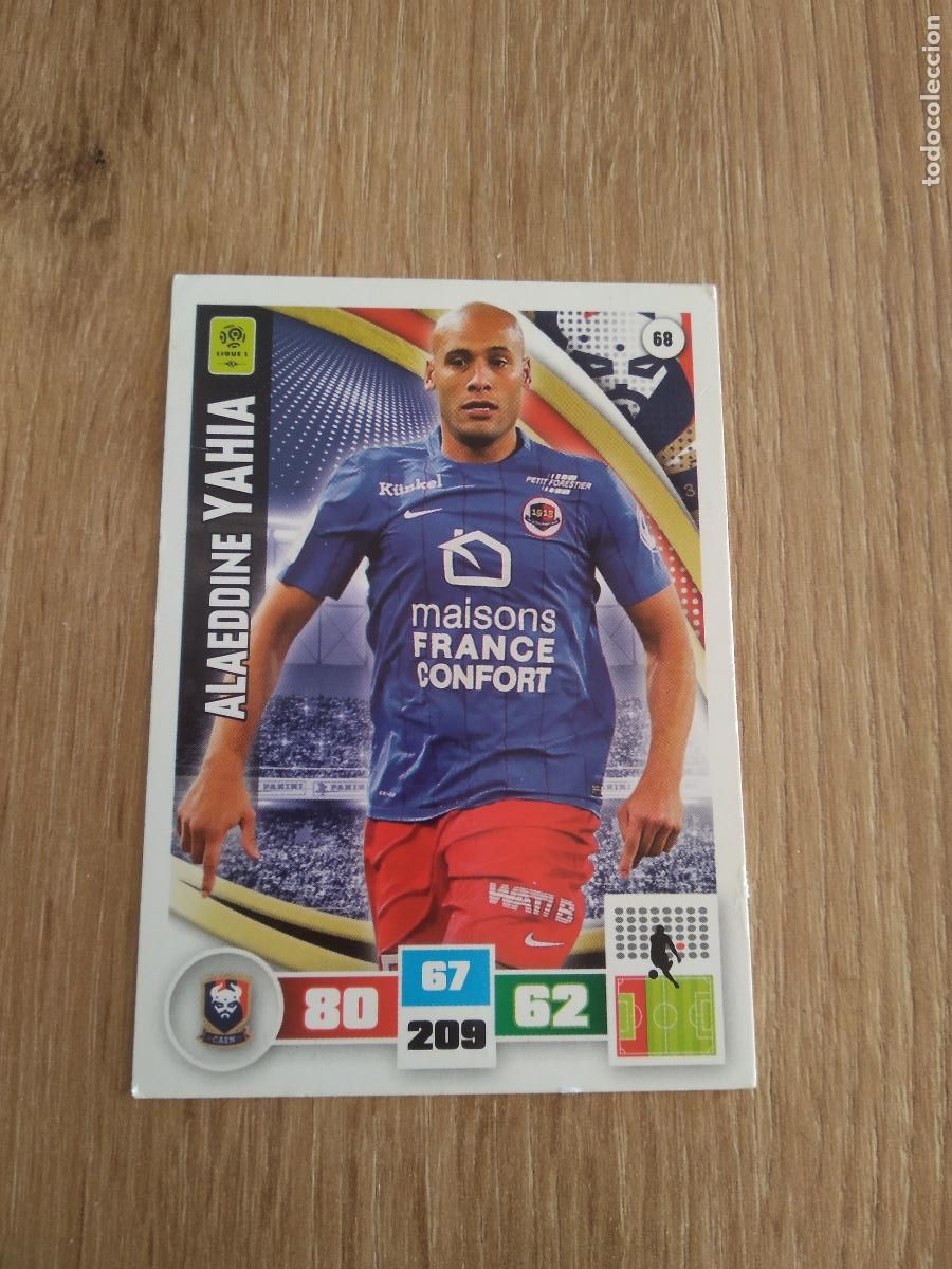 Cromos de F&uacute;tbol: 68 ALAEDDINE YAHIA CAEN CROMO FUTBOL PANINI LIGA FRANCIA 2016-2017 FOOT LIGUE 1 ADRENALYN 16-17