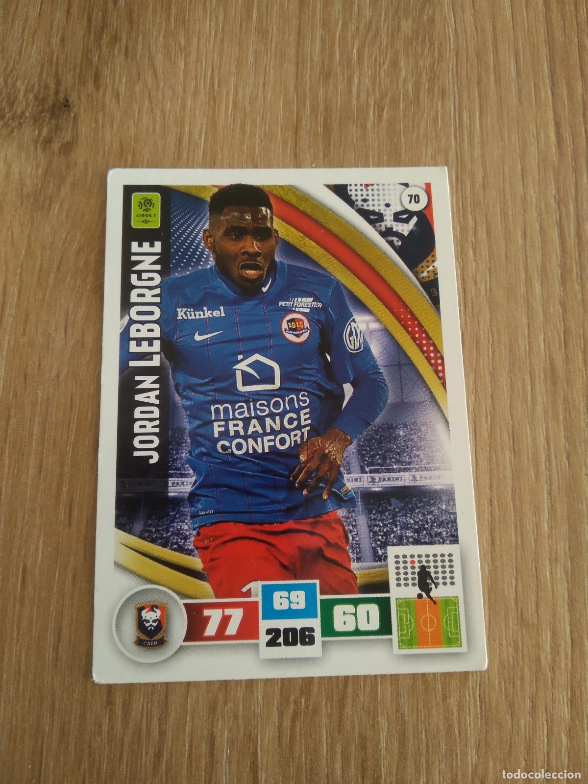 Cromos de F&uacute;tbol: 70 JORDAN LEBORGNE CAEN CROMO FUTBOL PANINI LIGA FRANCIA 2016-2017 FOOT LIGUE 1 ADRENALYN 16-17