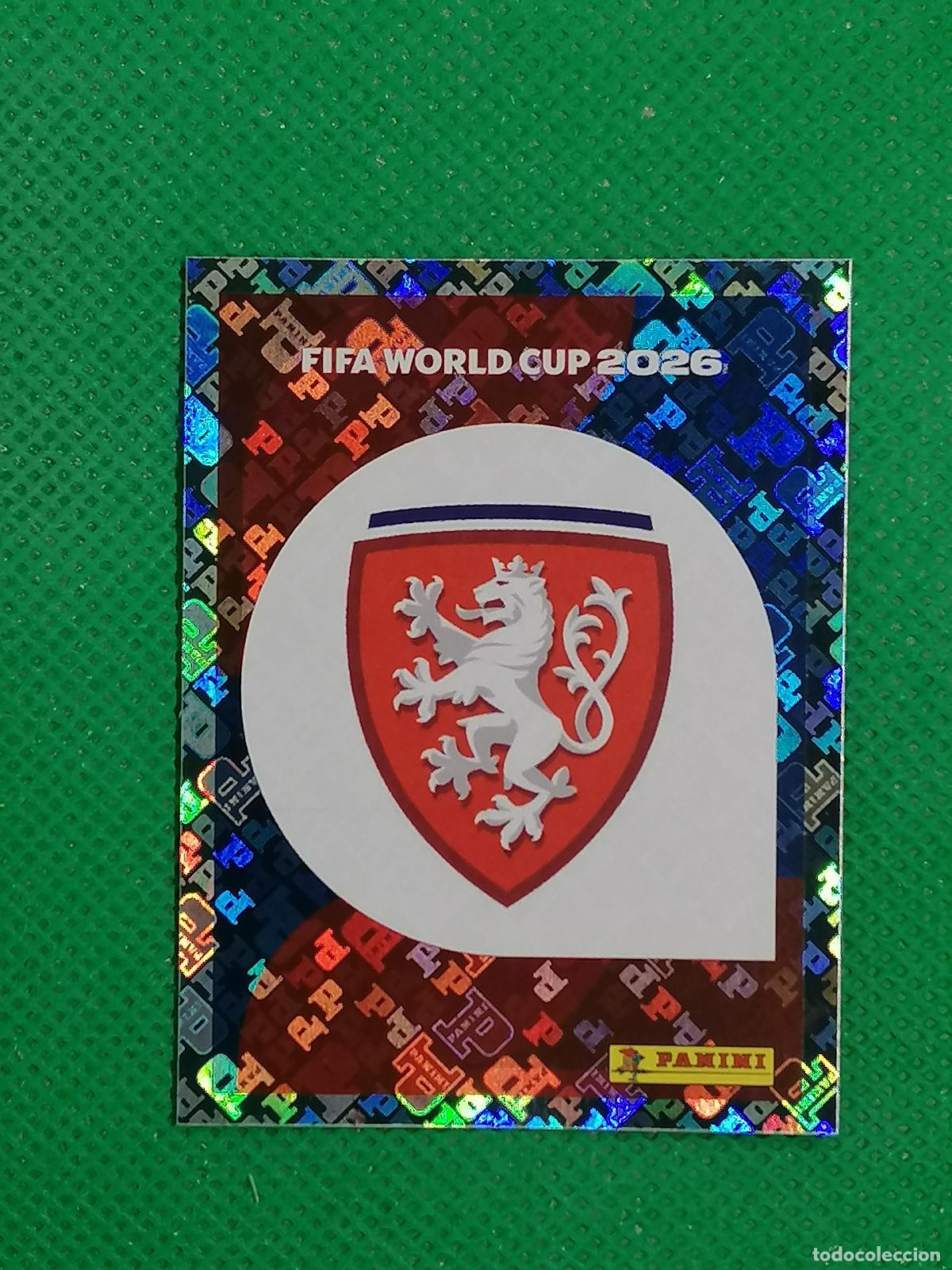 Cromos de F&uacute;tbol: CZE 1 CZE1 ESCUDO REPUBLICA CHECA ⚽ PANINI FIFA MUNDIAL WORLD CUP 26 2026 STICKER ⚽