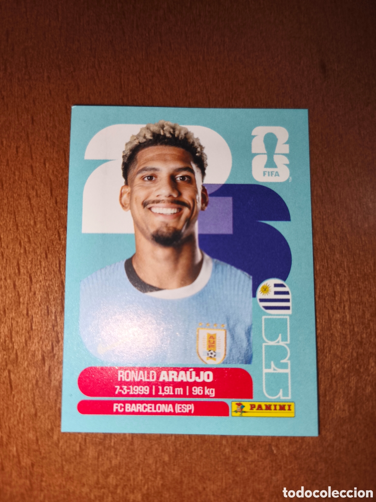 Cromos de F&uacute;tbol: URU4 Ronald Ara&uacute;jo Fifa World Cup 2026 Uruguay