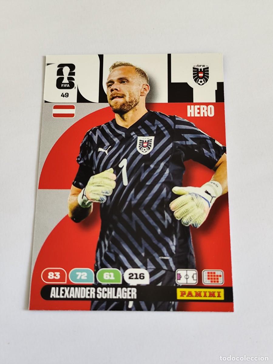 Figurine di Calcio: FIFA WORLD CUP 2026 PANINI ADRENALYN XL 49 ALEXANDER SCHLAGER - HERO AUSTRIA