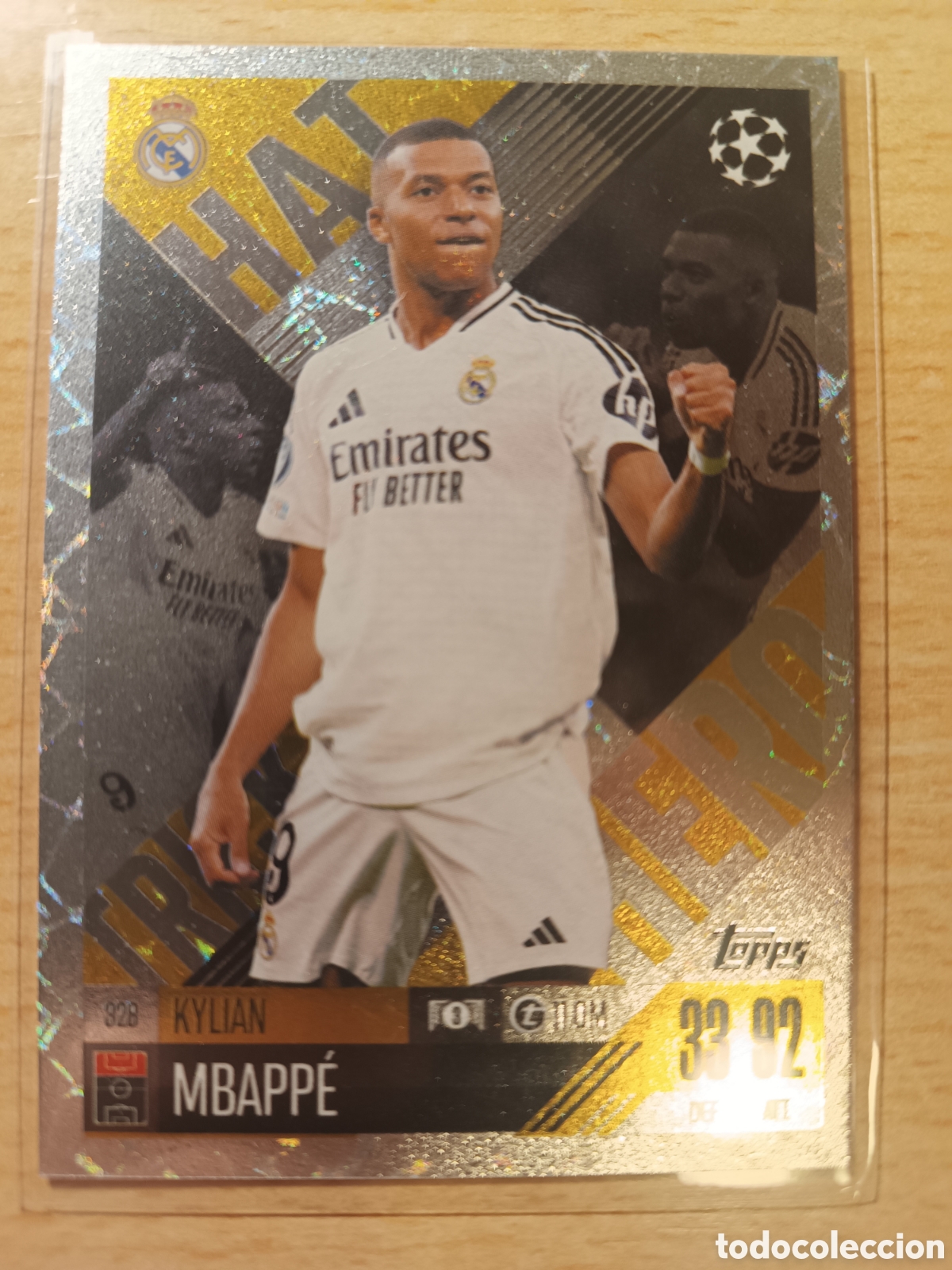 Figurine di Calcio: 328 KYLIAN MBAPPE HAT TRICK HERO REAL MADRID MATCH ATTAX EXTRA 2024 2025 TOPPS 24 25