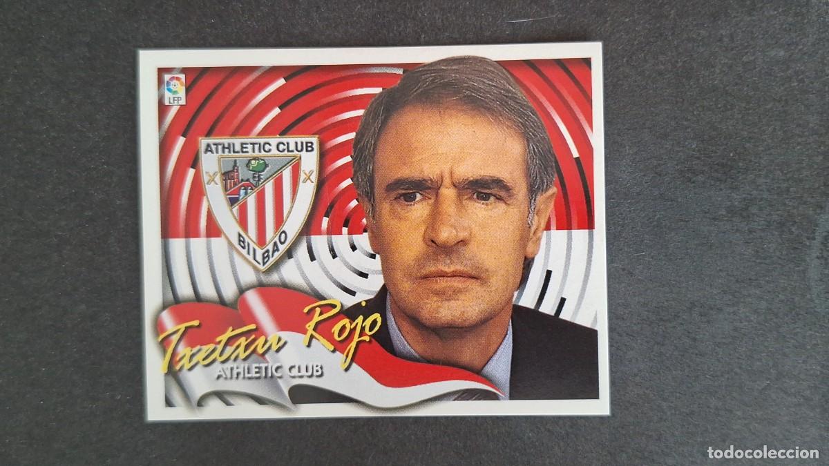 Figurine di Calcio: L5 TXETXU ROJO ENTRENADOR ATHLETIC CLUB DE BILBAO LIGA ESTE 2000 2001 00 01 NUNCA PEGADO SIN PEGAR