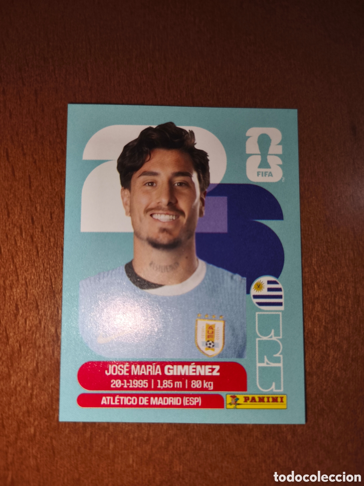 Cartes &agrave; collectionner de Football: Uru5 Jos&eacute; Mar&iacute;a Gim&eacute;nez Fifa World Cup 2026 Uruguay