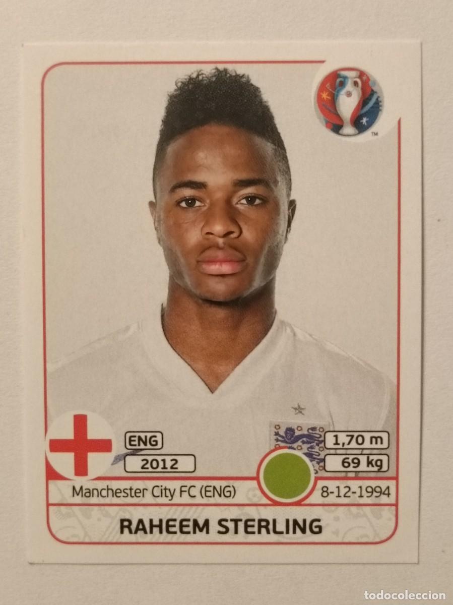 Cartes &agrave; collectionner de Football: #144 RAHEEM STERLING (INGLATERRA) EURO FRANCIA 2016 PANINI