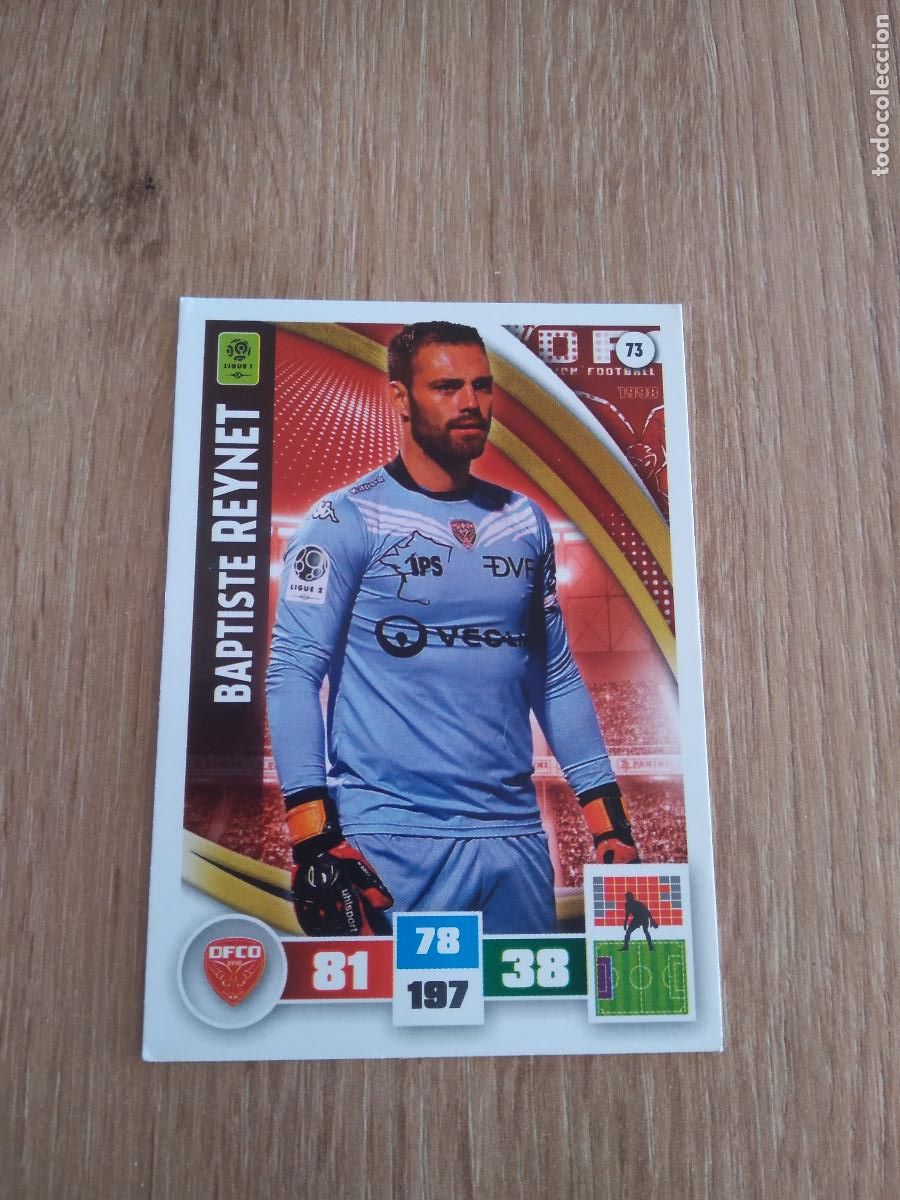 Cartes &agrave; collectionner de Football: 73 BAPTISTE REYNET DIJON CROMO FUTBOL PANINI LIGA FRANCIA 2016-2017 FOOT LIGUE 1 ADRENALYN 16-17
