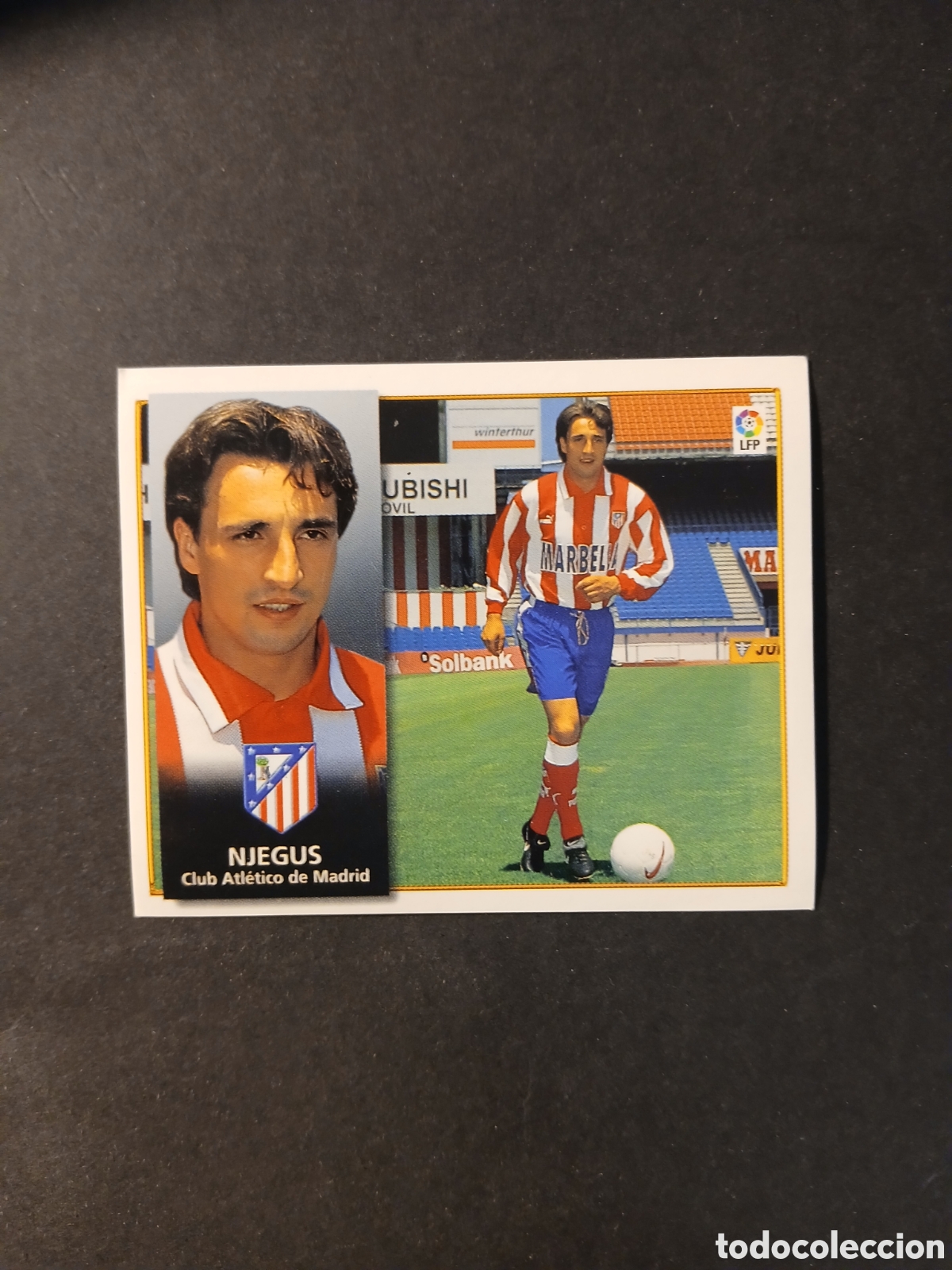 Cromos de F&uacute;tbol: NJEGUS ATLETICO MADRID FICHAJE 4 LIGA ESTE 1998/99 98 99 NUNCA PEGADO SIN PEGAR