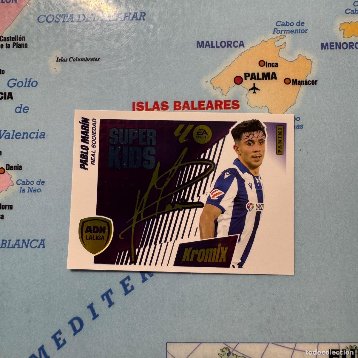 Cromos de F&uacute;tbol: Pablo Marin S&uacute;per Kids Kromix n&uacute;mero K15 De la Real Sociedad cromo liga este 25-26 2025-2026