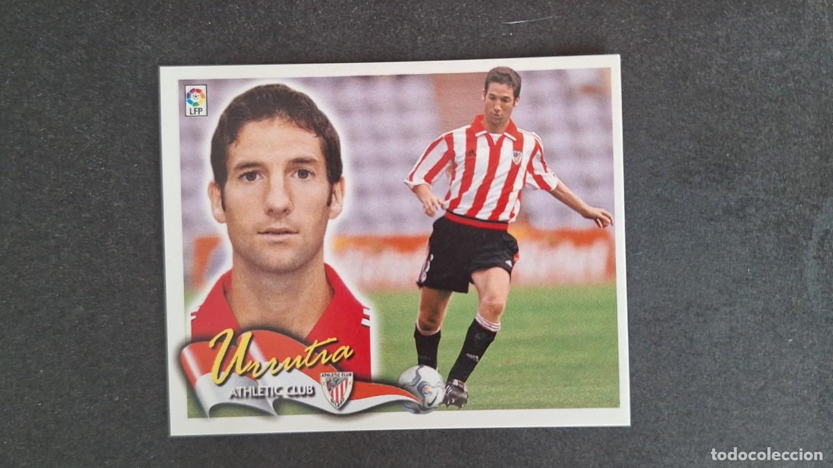 Figurine di Calcio: L5 URRUTIA ATHLETIC CLUB DE BILBAO LIGA ESTE 2000 2001 00 01 NUNCA PEGADO SIN PEGAR