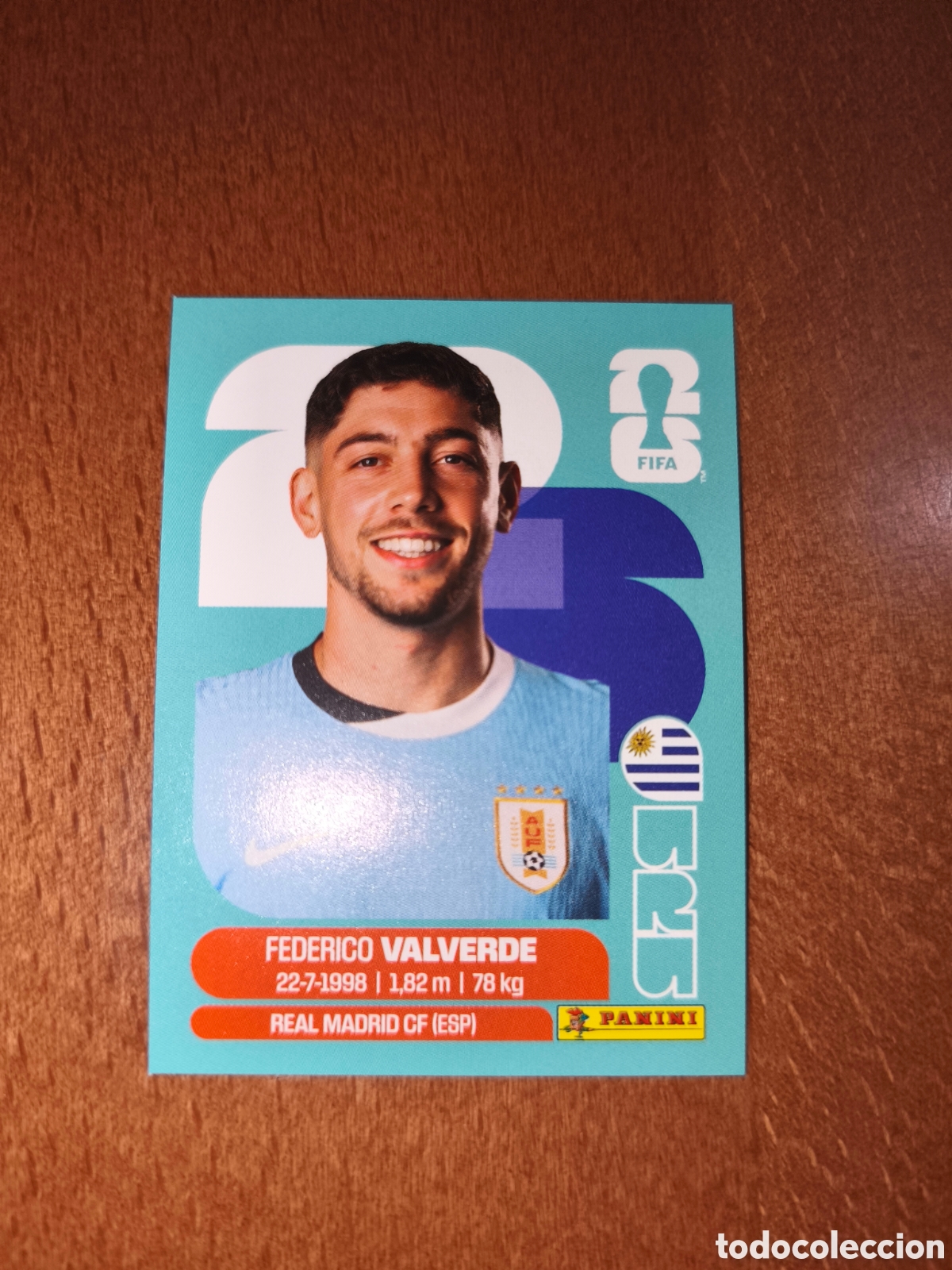 Cromos de F&uacute;tbol: URU10 Federico Valverde Fifa World Cup 2026 Uruguay