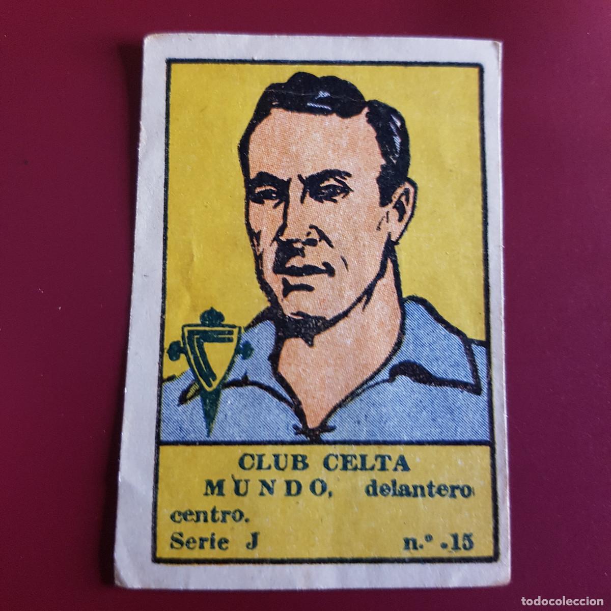 Cromos de F&uacute;tbol: VALENCIANA - DEPORTES E INSTRUCCION 1941 - 41 - CELTA - SERIE J - MUNDO 15 - RECUPERADO