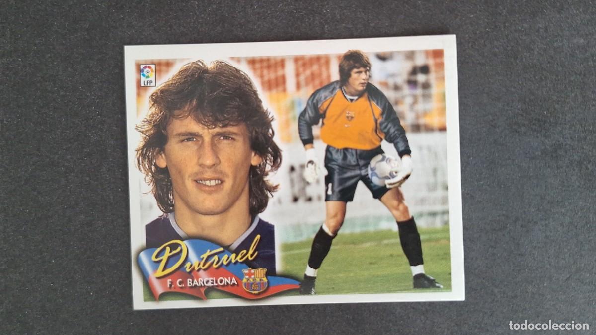 Cromos de F&uacute;tbol: L5 DUTRUEL F. C. BARCELONA LIGA ESTE 2000 2001 00 01 NUNCA PEGADO SIN PEGAR