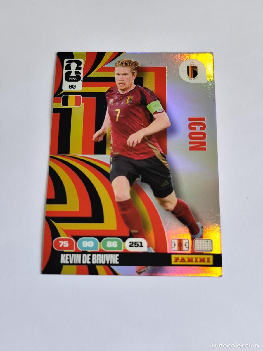 Cromos de F&uacute;tbol: FIFA WORLD CUP 2026 PANINI ADRENALYN XL 60 KEVIN DE BRUYNE - ICON BELGIUM