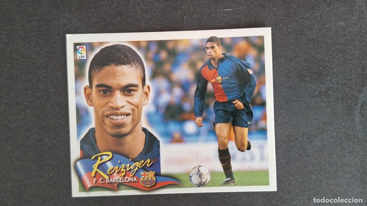 Cromos de F&uacute;tbol: L5 REIZIGER F. C. BARCELONA LIGA ESTE 2000 2001 00 01 NUNCA PEGADO SIN PEGAR