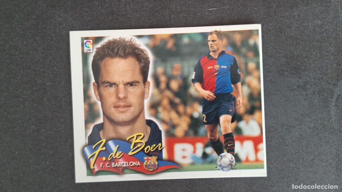 Cromos de F&uacute;tbol: L5 FRANK DE BOER F. C. BARCELONA LIGA ESTE 2000 2001 00 01 NUNCA PEGADO SIN PEGAR