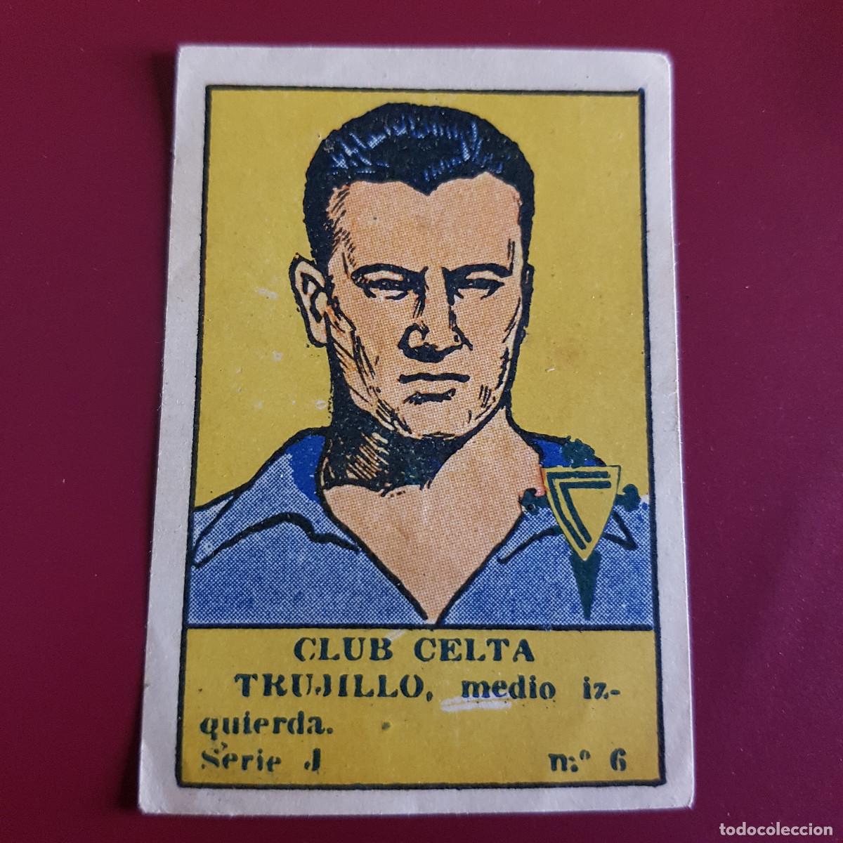 Cromos de F&uacute;tbol: VALENCIANA - DEPORTES E INSTRUCCION 1941 - 41 - CELTA - SERIE J - TRUJILLO 6 - RECUPERADO