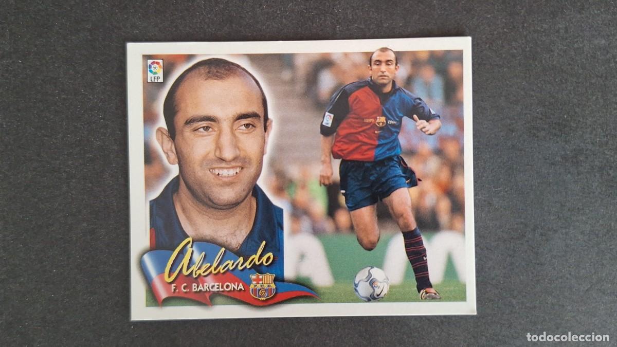 Cromos de F&uacute;tbol: L5 ABELARDO F. C. BARCELONA LIGA ESTE 2000 2001 00 01 NUNCA PEGADO SIN PEGAR