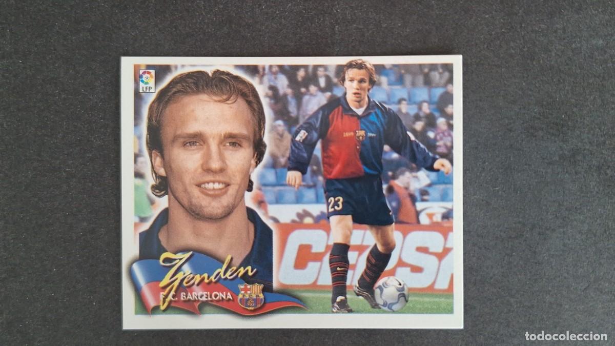 Cromos de F&uacute;tbol: L5 ZENDEN F. C. BARCELONA LIGA ESTE 2000 2001 00 01 NUNCA PEGADO SIN PEGAR