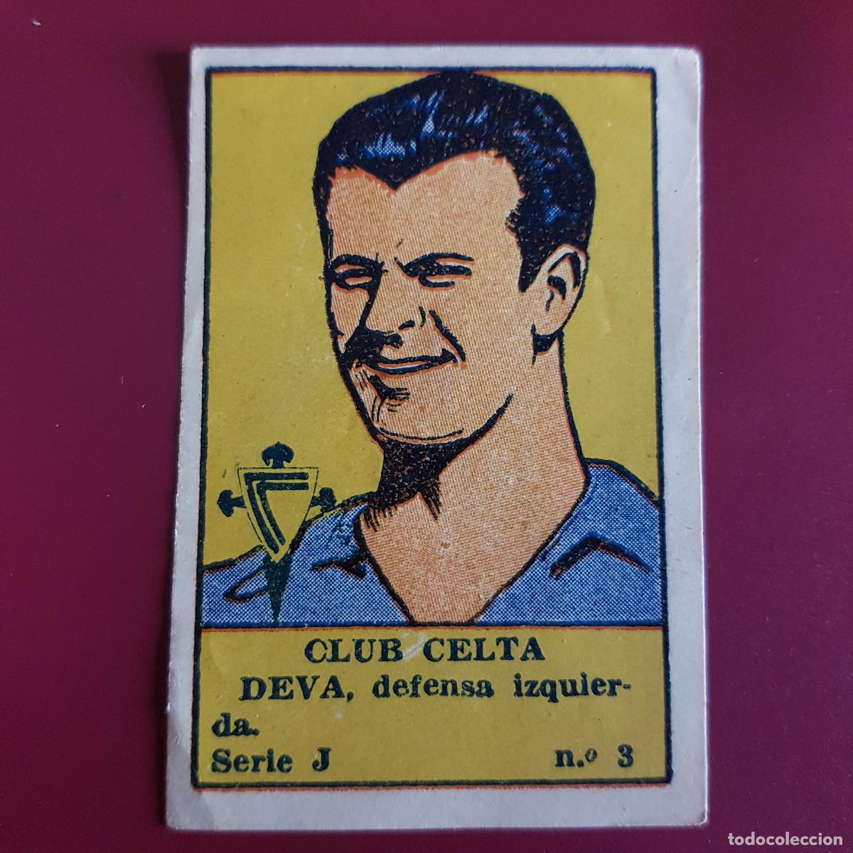 Cromos de F&uacute;tbol: VALENCIANA - DEPORTES E INSTRUCCION 1941 - 41 - CELTA - SERIE J - DEVA 3 - RECUPERADO
