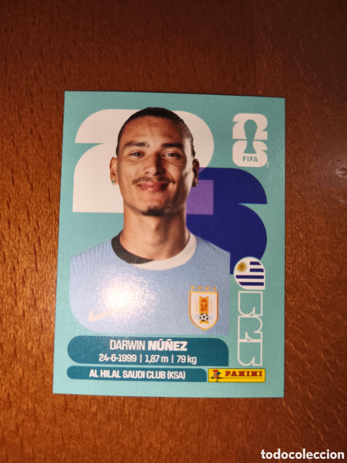 Football Stickers: URU17 Darwin N&uacute;&ntilde;ez Fifa World Cup 2026 Uruguay
