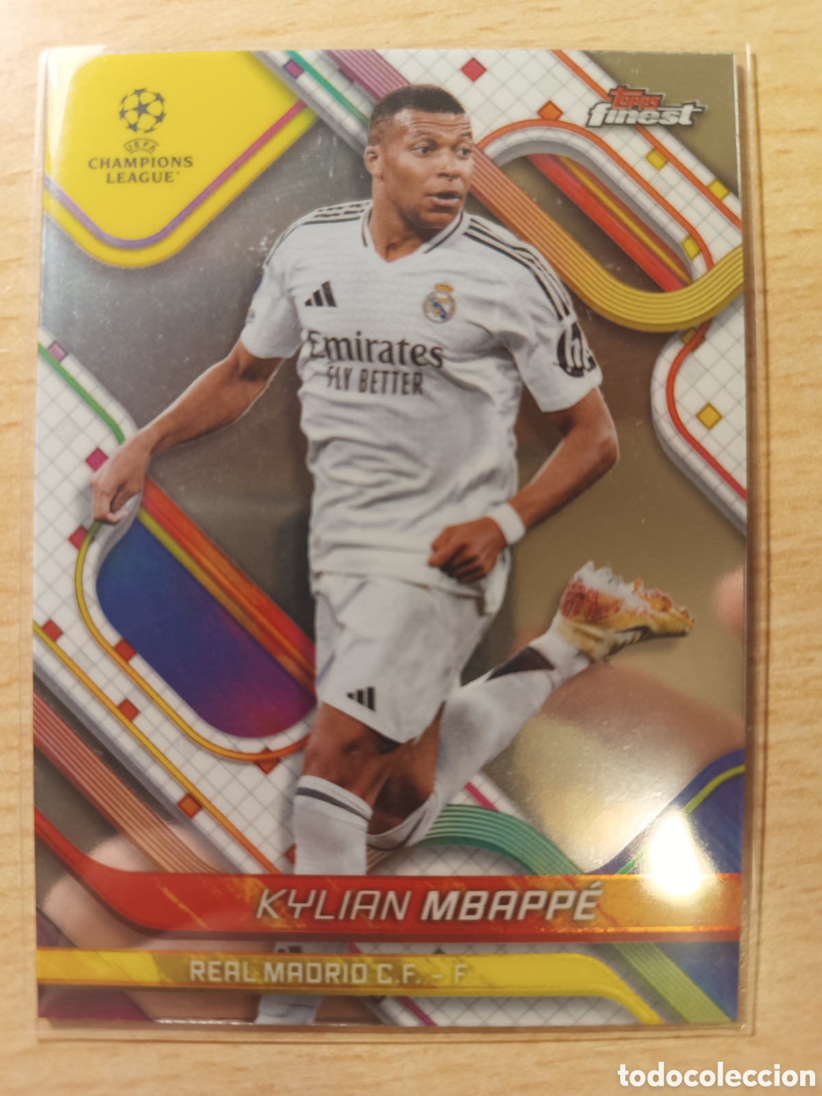 Football Stickers: 9 KYLIAN MBAPPE TOPPS FINEST REAL MADRID 2024 2025 24 25