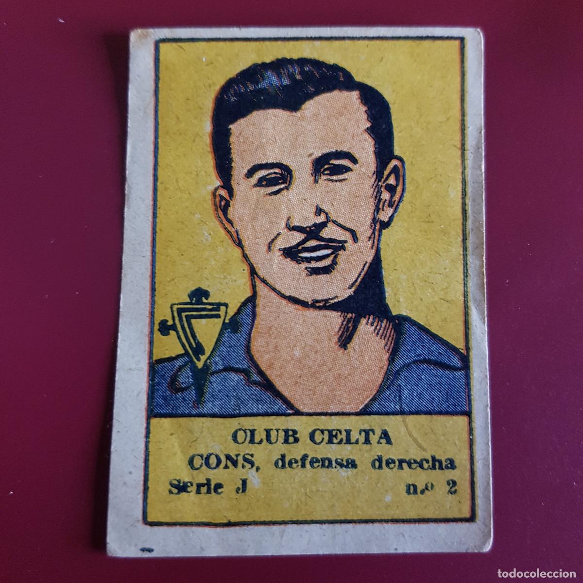 Cromos de F&uacute;tbol: VALENCIANA - DEPORTES E INSTRUCCION 1941 - 41 - CELTA - SERIE J - CONS 2 - RECUPERADO