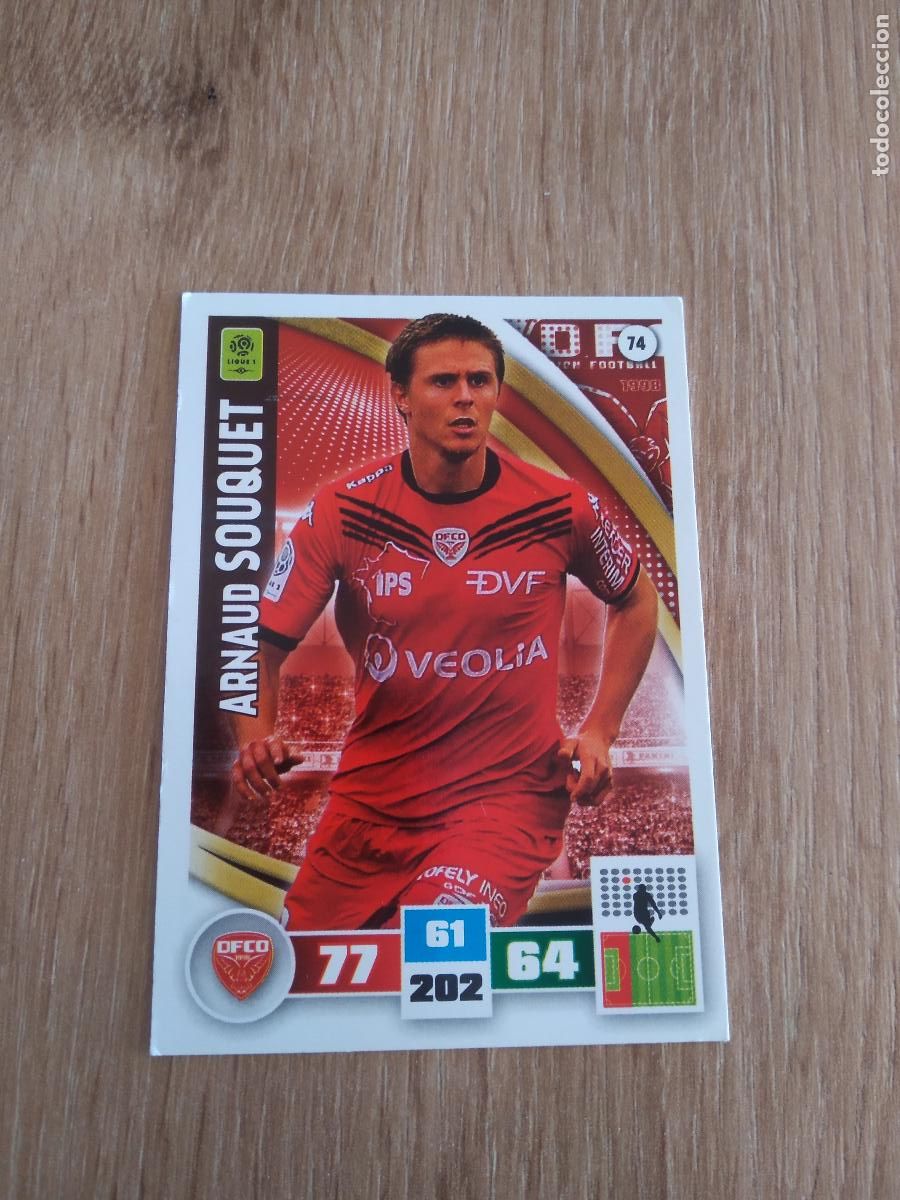 Cromos de F&uacute;tbol: 74 SOUQUET DIJON CROMO FUTBOL PANINI LIGA FRANCIA 2016-2017 FOOT LIGUE 1 ADRENALYN 16-17