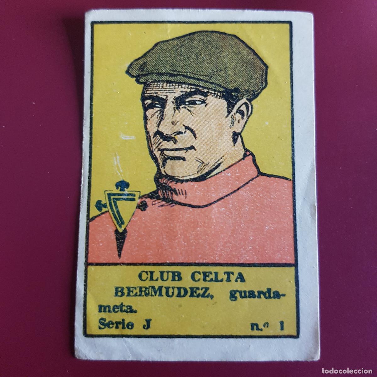 Figurine di Calcio: VALENCIANA - DEPORTES E INSTRUCCION 1941 - 41 - CELTA - SERIE J - BERMUDEZ 1 - RECUPERADO