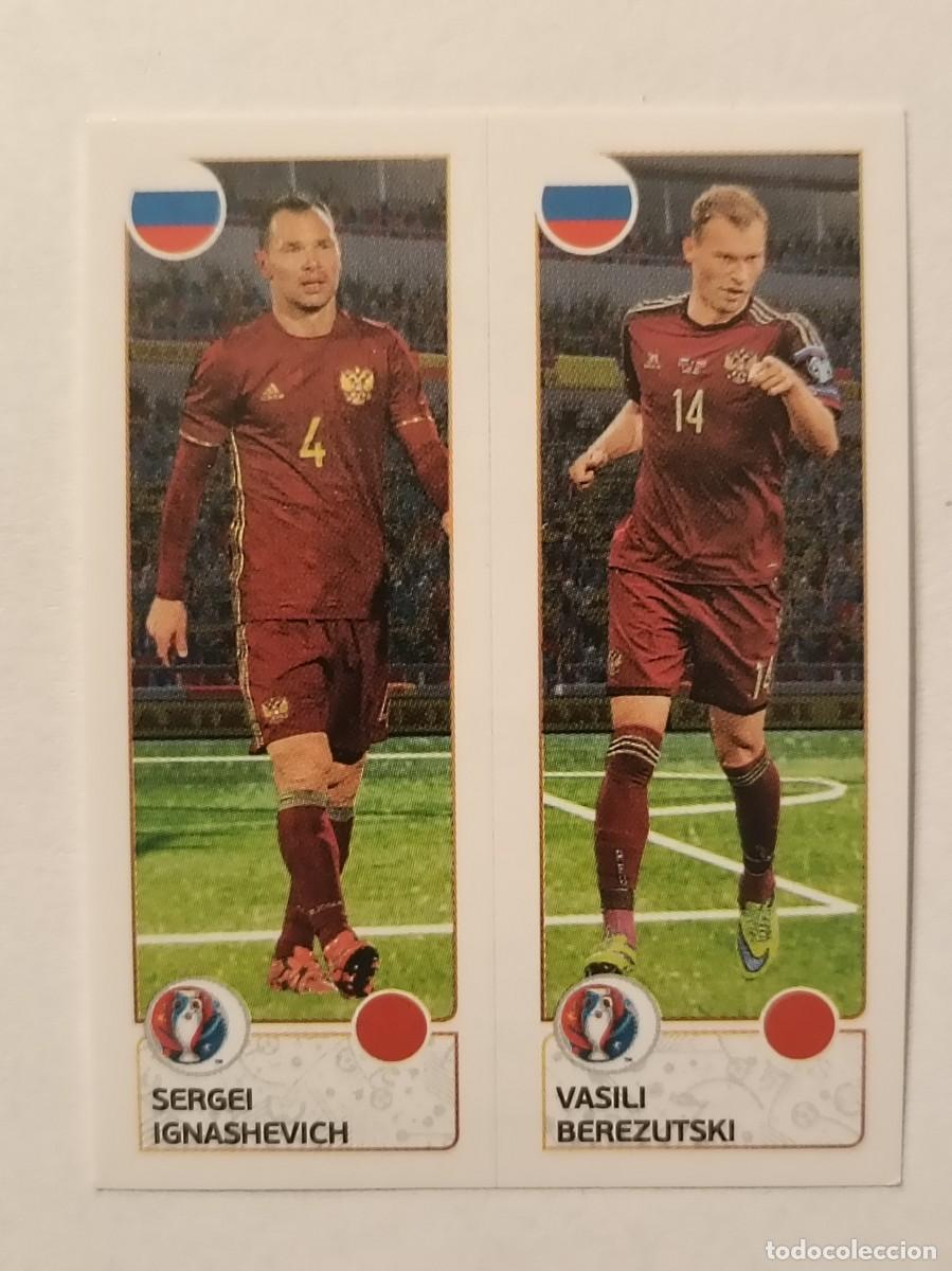 Cromos de F&uacute;tbol: #157 IGNASHEVICH-BEREZUTSKI (RUSIA) EURO FRANCIA 2016 PANINI