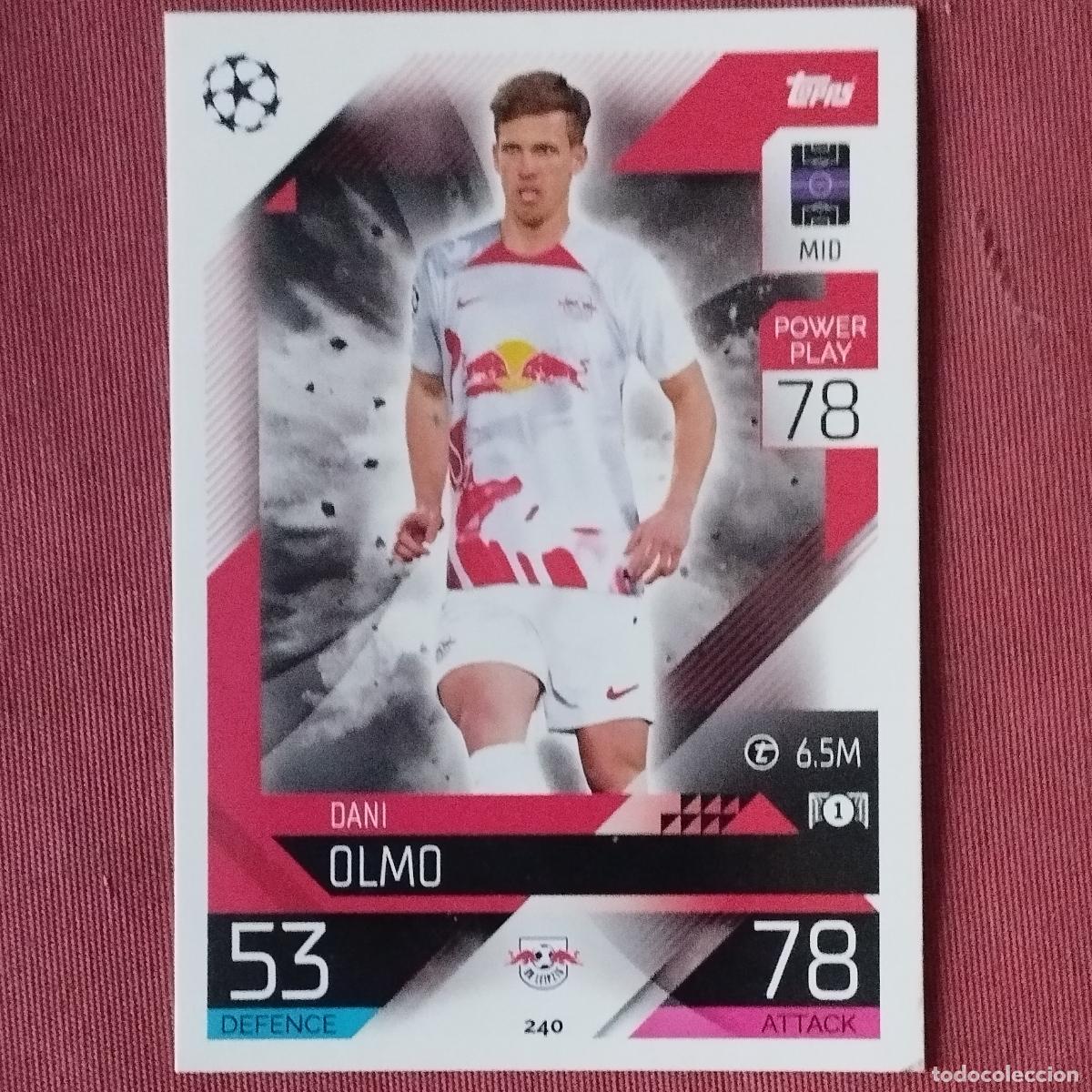 Cromos de F&uacute;tbol: DANI OLMO - 249 - LEIPZIG - TOPPS - MATCH ATTAX CHAMPIONS 2022 2023 - 22 23