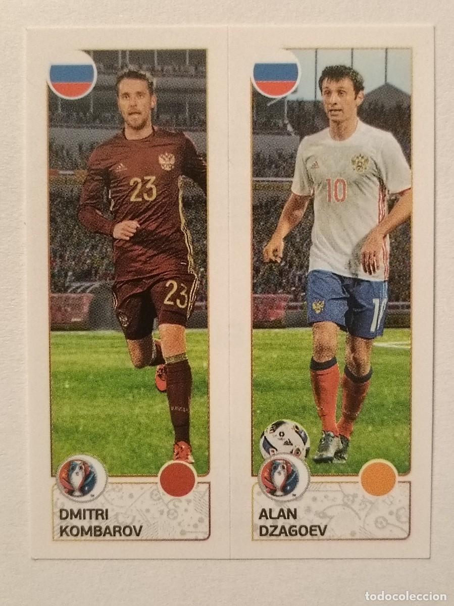 Cromos de F&uacute;tbol: #158 KOMBAROV-DZAGOEV (RUSIA) EURO FRANCIA 2016 PANINI