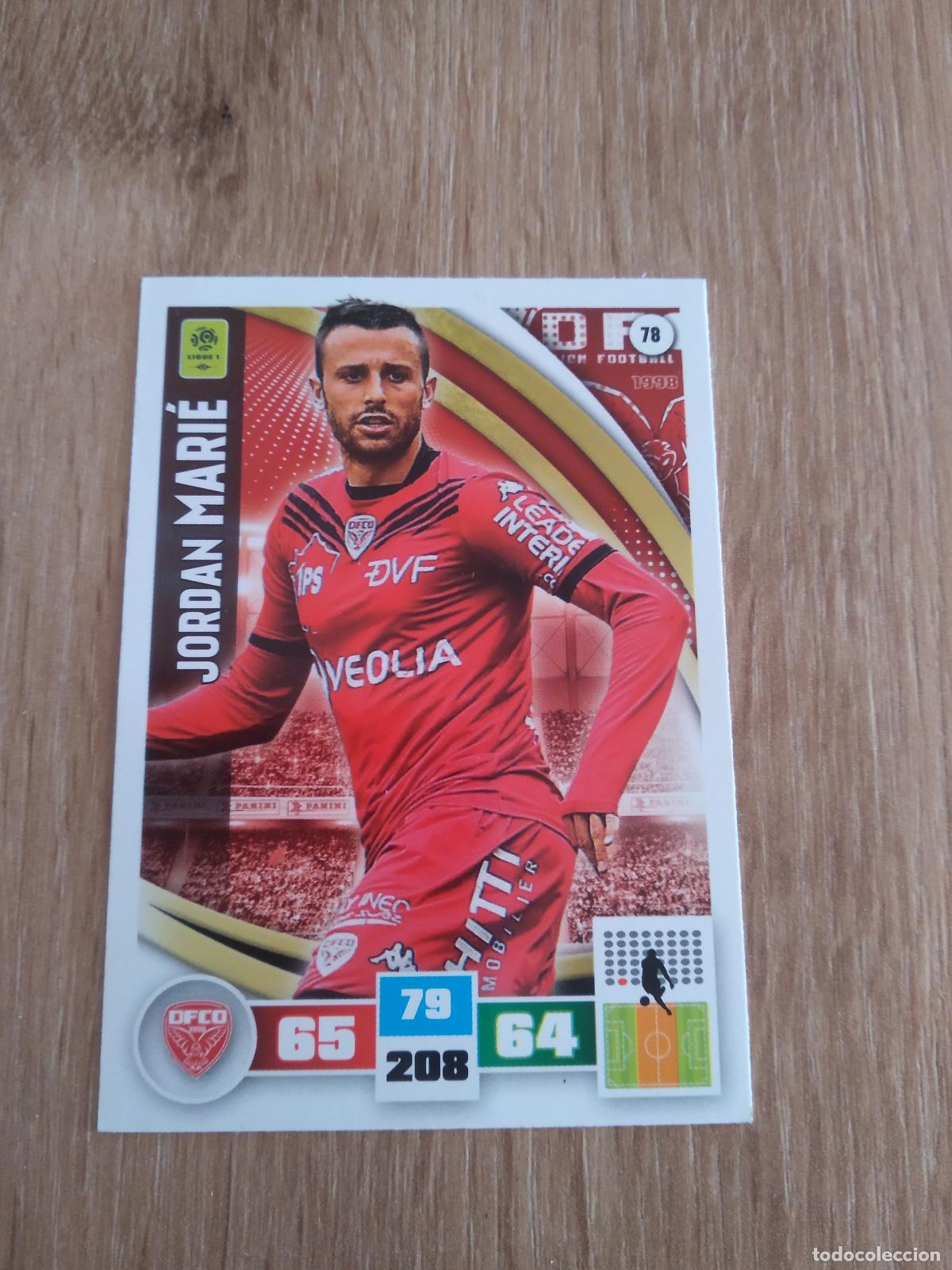 Cromos de F&uacute;tbol: 78 JORDAN MARIE DIJON CROMO FUTBOL PANINI LIGA FRANCIA 2016-2017 FOOT LIGUE 1 ADRENALYN 16-17