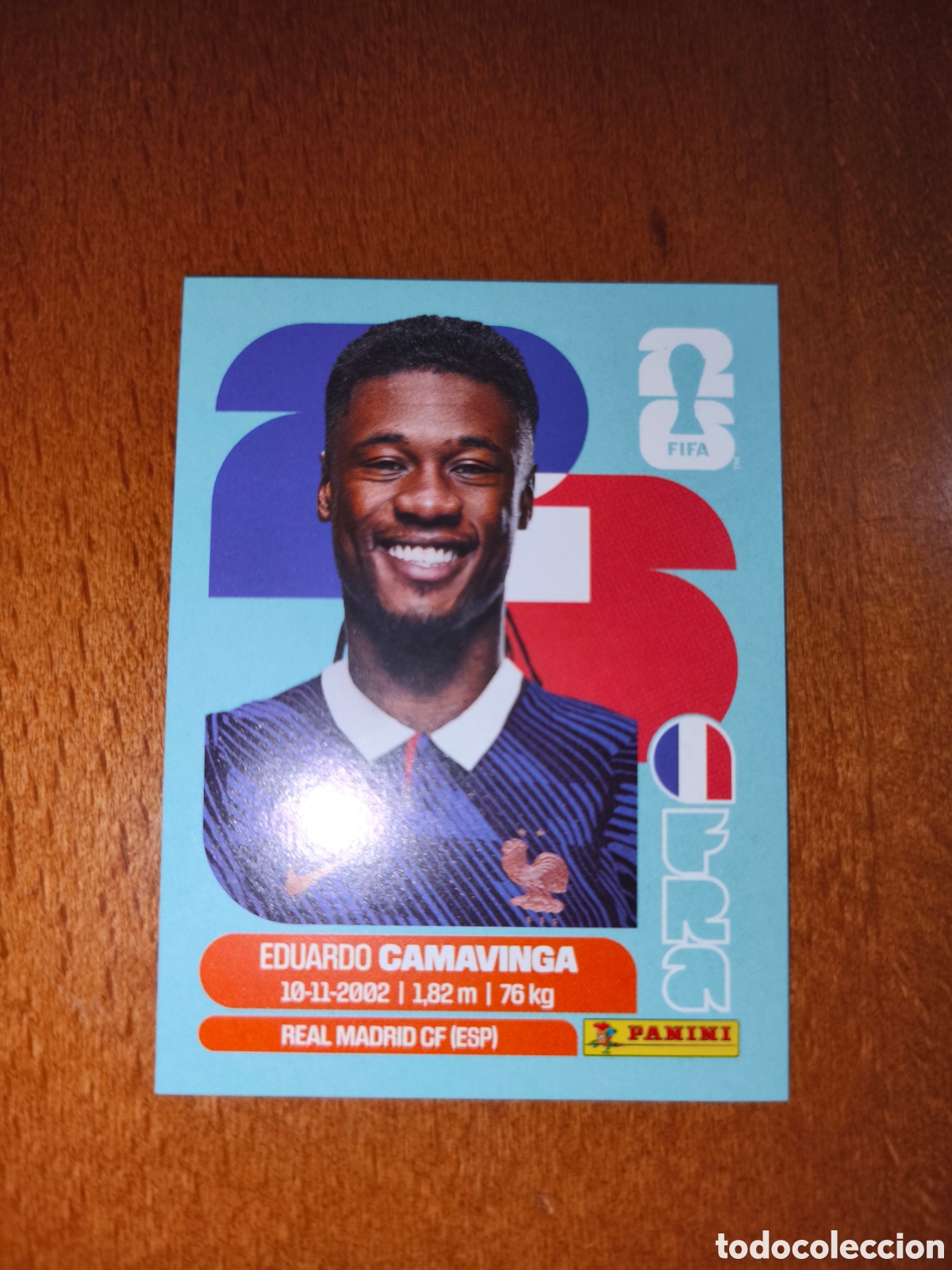 Fu&szlig;ball-Sticker: FRA10 Eduardo Camavinga Fifa World Cup 2026 Francia
