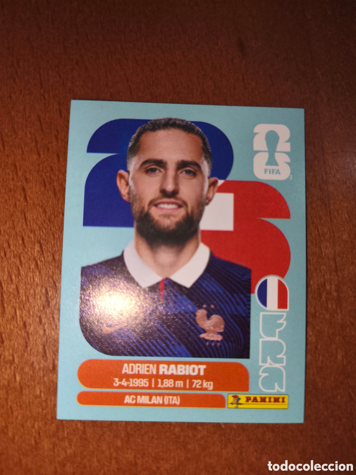 Fu&szlig;ball-Sticker: FRA12 Adrien Rabiot Fifa World Cup 2026 Francia